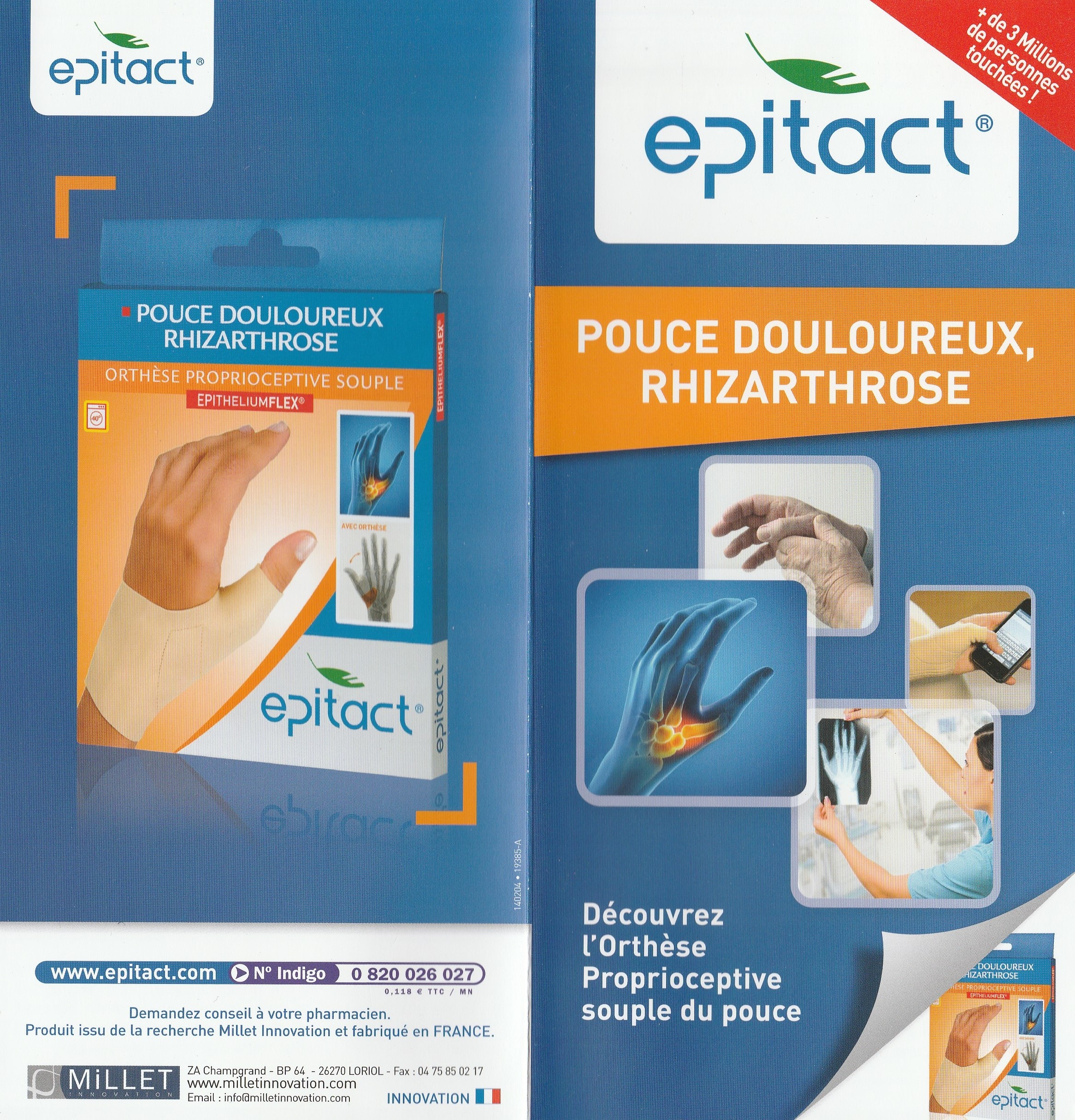 ORTEZA EPITACT PENTRU  POLICE - cu rizartroza  PROFITATI DE PROMOTIE